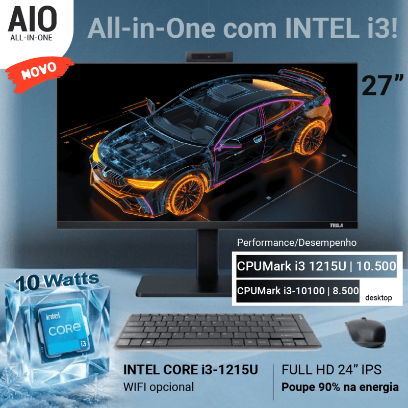 Computer All-in-One - AIO-27-i3-1215